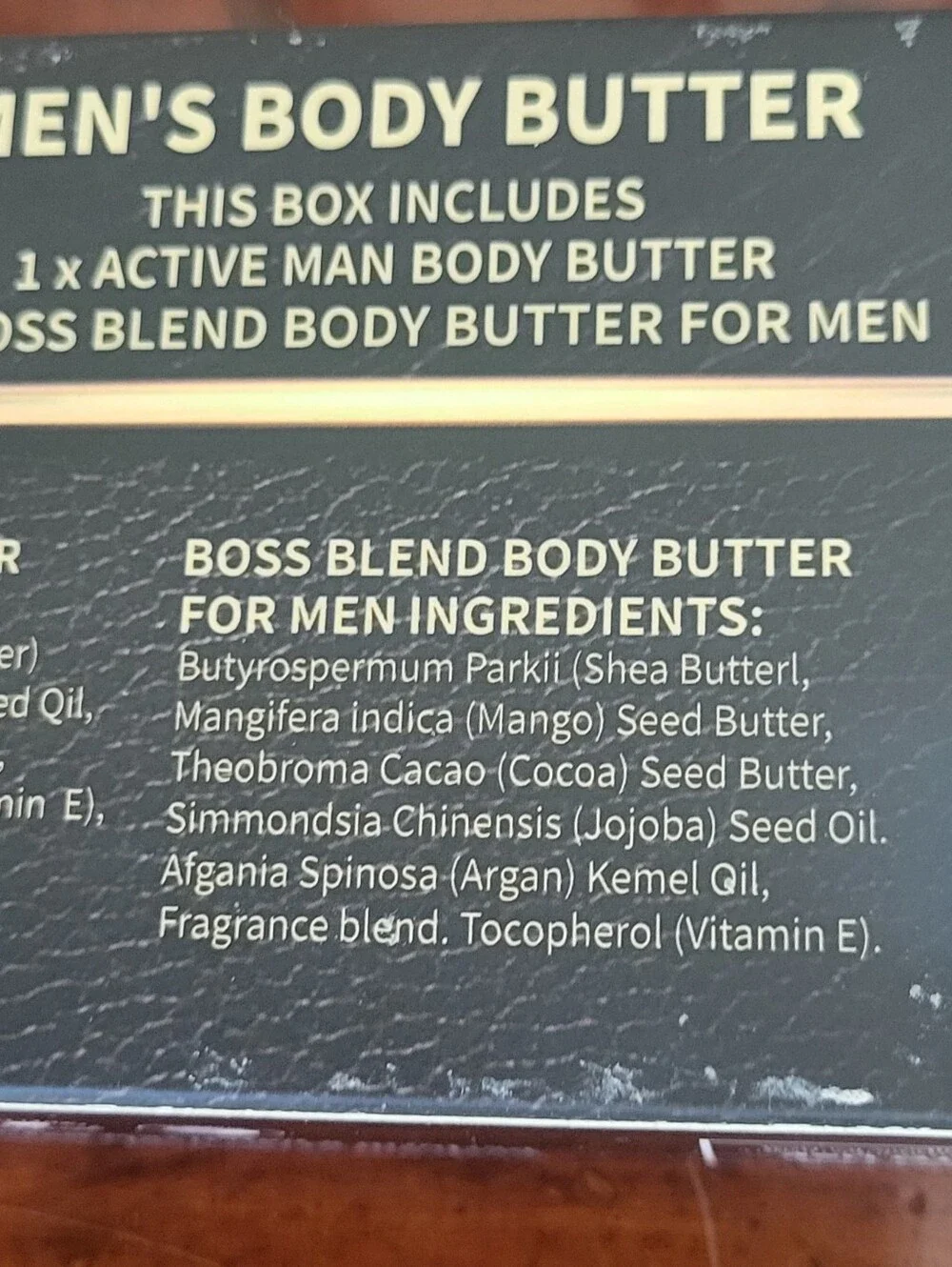 Men's Body Butter Set by Vitalskinoil